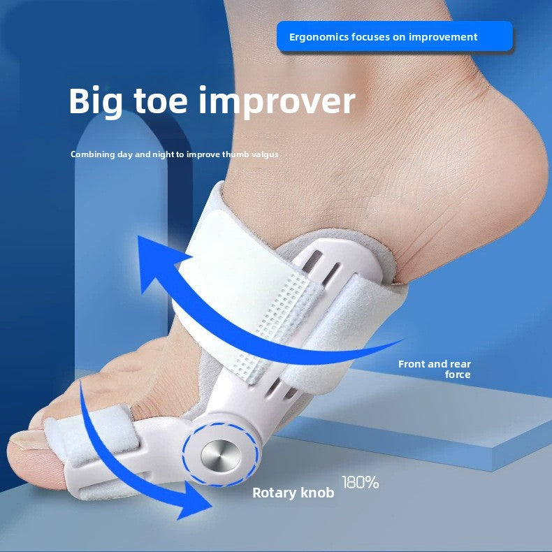Thumb External Rotation Split-Toe Corrector ? Orthopedic Alignment Device