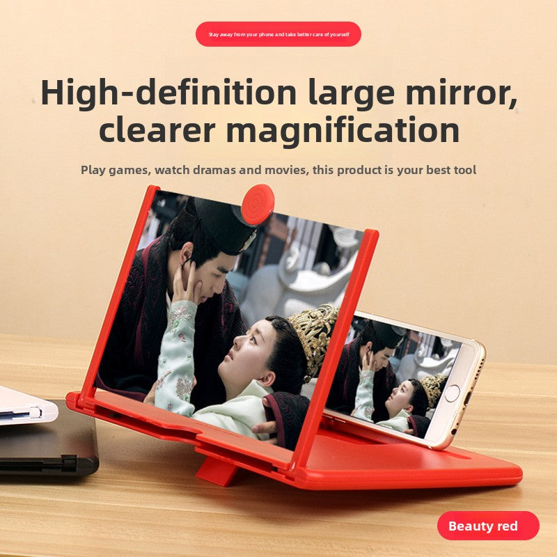 Foldable HD Phone Screen Magnifier with Adjustable Stand