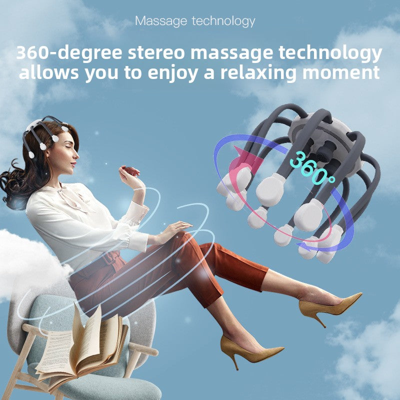 Electric Octopus Scalp Massager ? Portable Stress Relief Tool