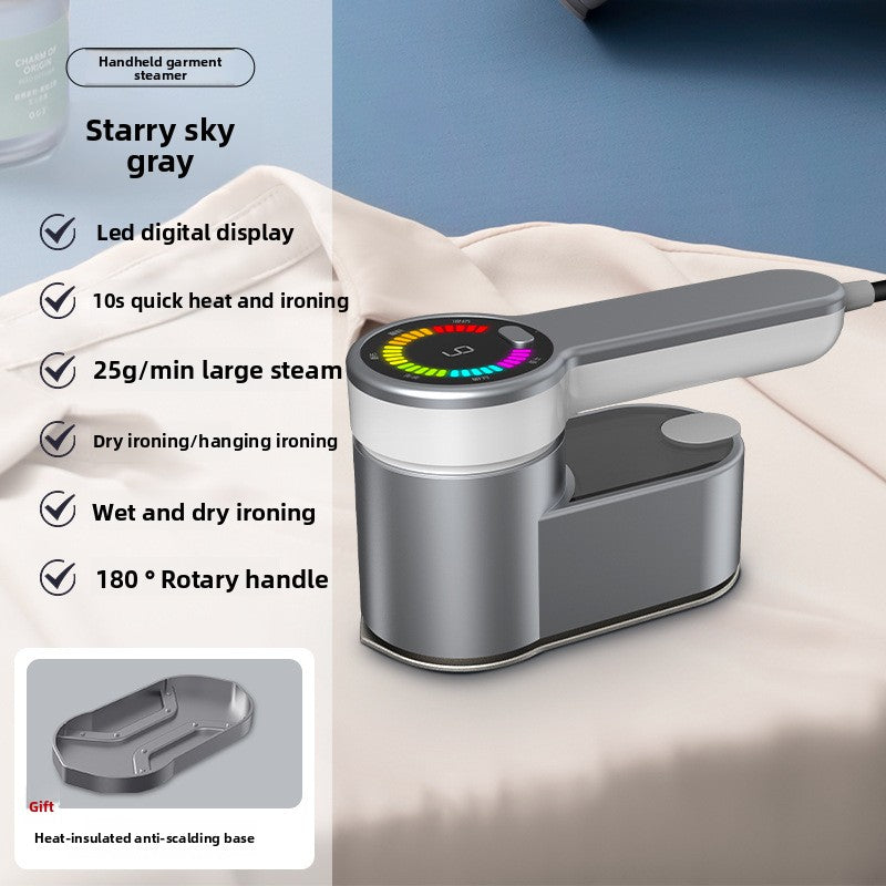 Portable Garment Steamer with Dual Ironing Modes  Fast Wrinkle Removal