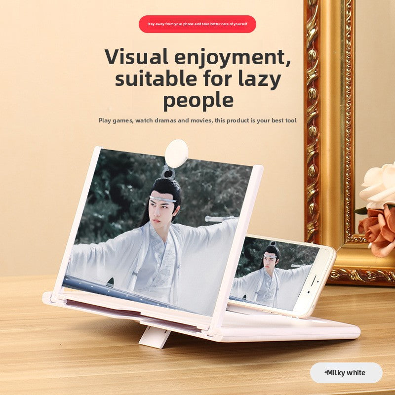 Foldable HD Phone Screen Magnifier with Adjustable Stand