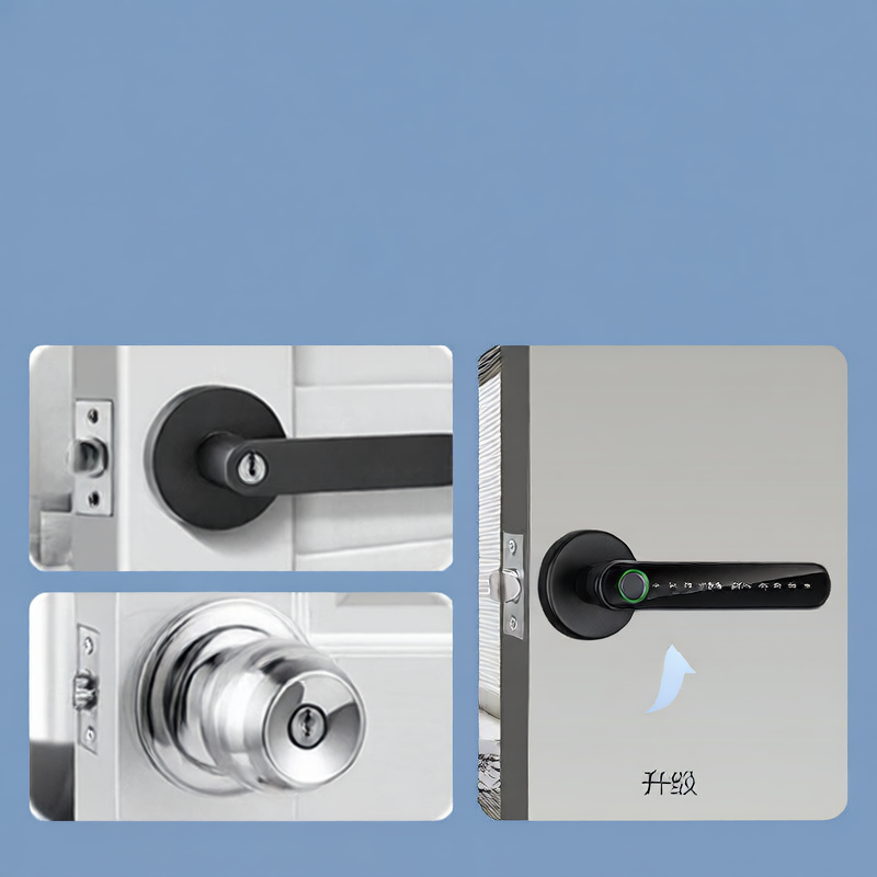 Smart Fingerprint Handle Lock Bluetooth Access
