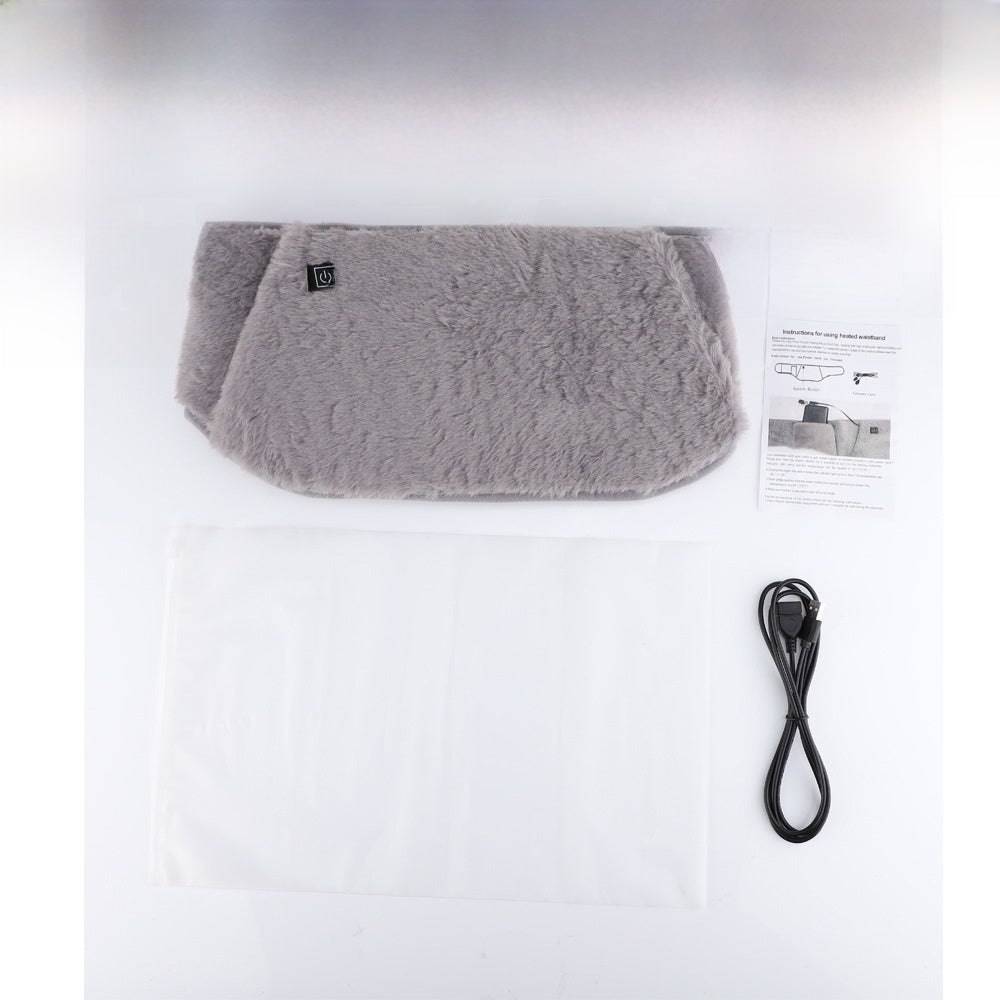 USB Powered Heating Belt ? Adjustable Warm Therapy for Back & Abdomen