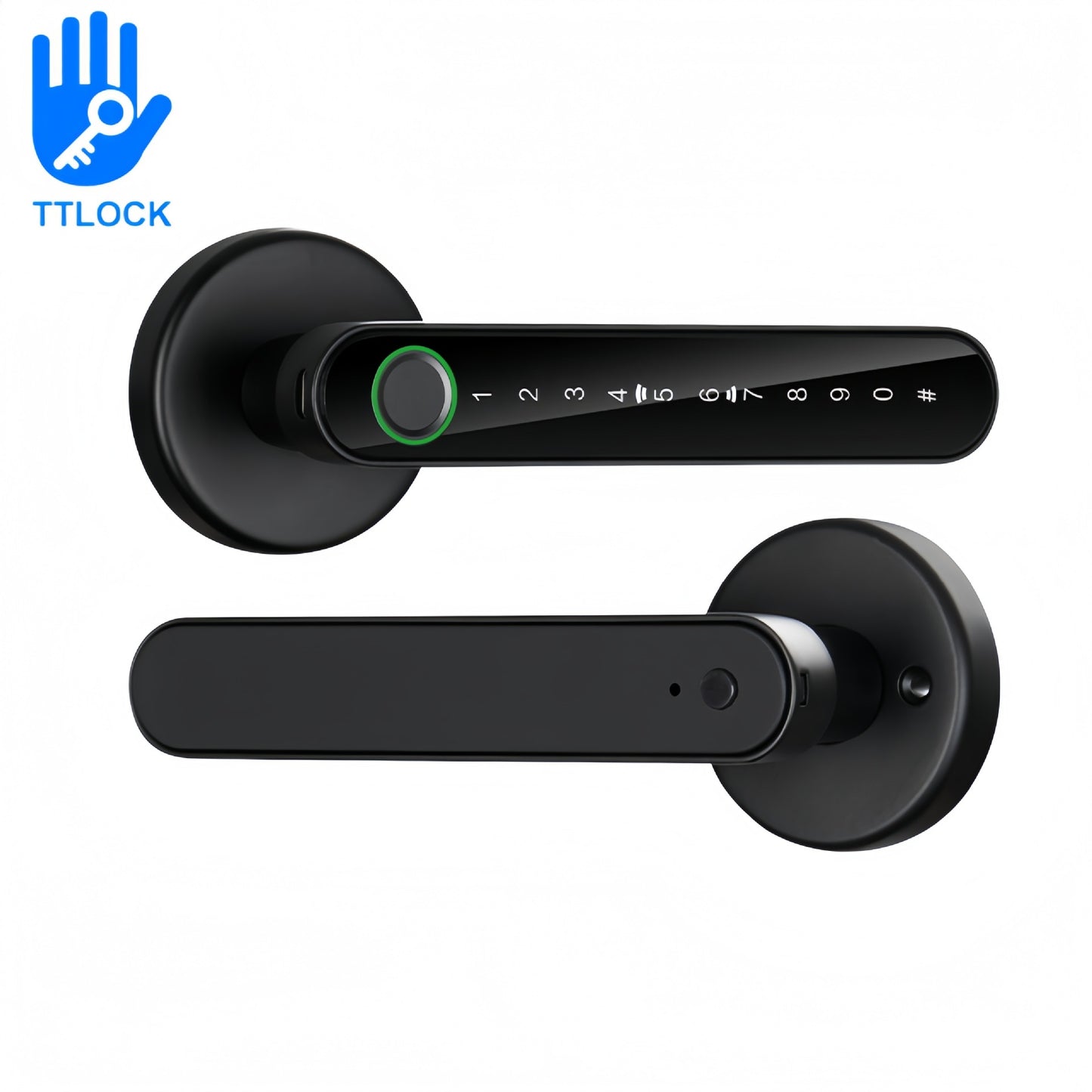 Smart Fingerprint Handle Lock Bluetooth Access