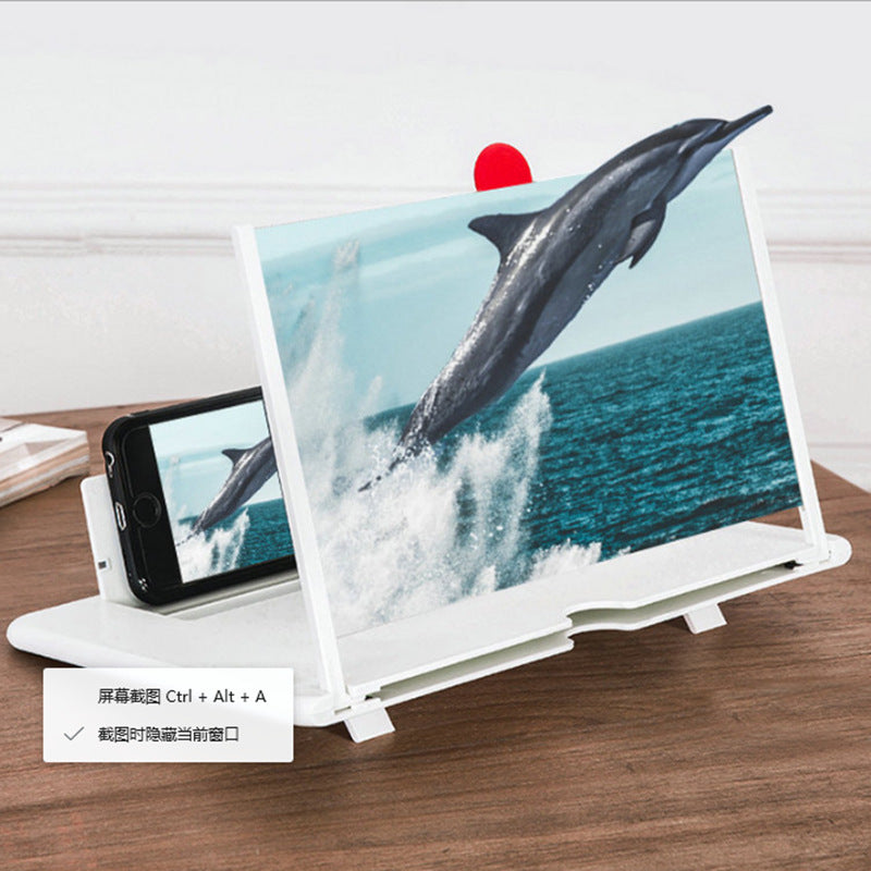 Foldable HD Phone Screen Magnifier with Adjustable Stand