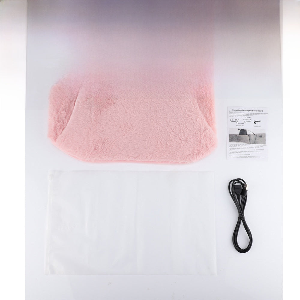 USB Powered Heating Belt ? Adjustable Warm Therapy for Back & Abdomen