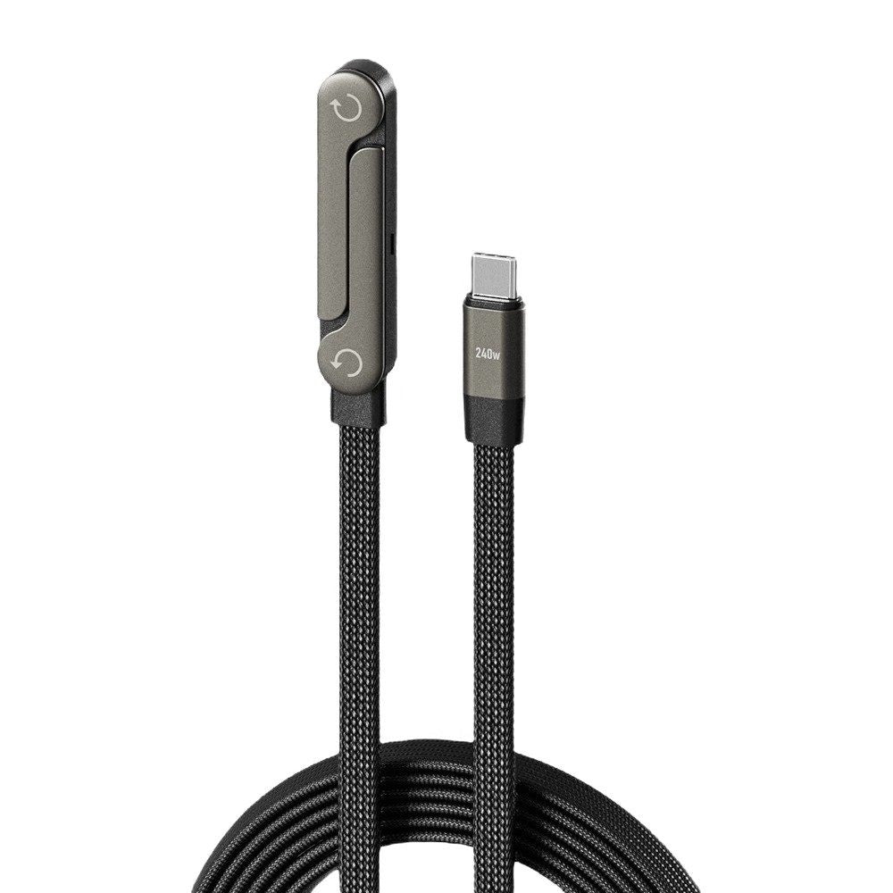 240W Fast Charging Cable with Phone Stand
