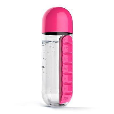 Water Bottle Pill Organizer Cup